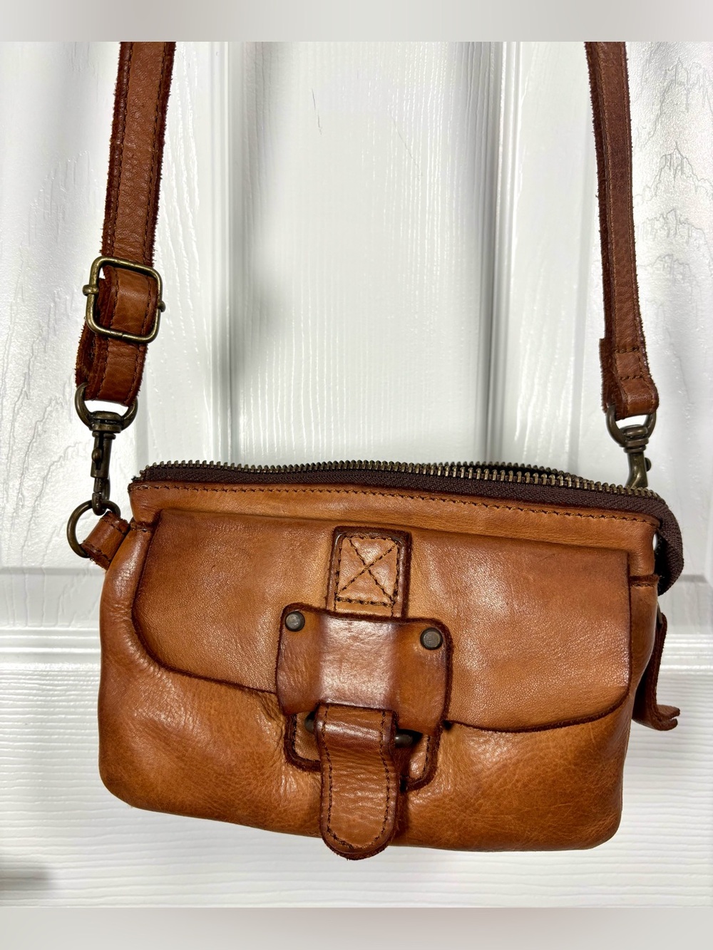 Harbour 2nd Brown Leather Crossbody Bag